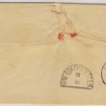 Bayern - Ansbach (1871), Dienst-Chargebrief gg. Retourrezepisse (!!!) n.