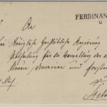 Preussen - Ferdinandshof (ca. 1835), L2 a. Dienstbrief n. Stettin - ohne Inhalt