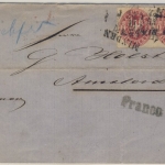 Preussen/Niederlande - 1 Sgr. Adler, Paar a. Bf. Bahnpost-L3 Minden-Deutz u.