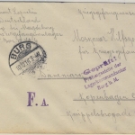 DR - Burg b. Magdeburg 1916, Kriegsgefangenenbrief n. DÄNEMARK - Lagerzensur