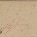DR - Neisse 1916, Kriegsgefangenenbrief n. DÄNEMARK, Lagerzensur(Philippeville)