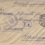 DR - Königstein (Elbe) 1917, Kriegsgefangenenbrief n. DÄNEMARK - Lagerzensur