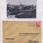 Abensberg - Landpoststellen, Sammlung (27 versch. Belege)