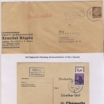 Abensberg - Landpoststellen, Sammlung (27 versch. Belege)