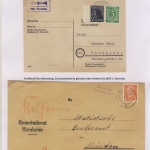 Abensberg - Landpoststellen, Sammlung (27 versch. Belege)