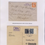 Abensberg - Landpoststellen, Sammlung (27 versch. Belege)