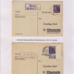 Neuburg (Donau) - Landpoststellen, Sammlung (46 versch. Belege)