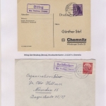 Neuburg (Donau) - Landpoststellen, Sammlung (46 versch. Belege)