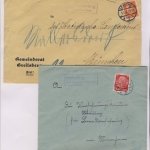 Landshut - Landpoststellen, Sammlung (23 versch. Belege)
