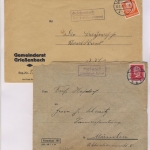 Landshut - Landpoststellen, Sammlung (23 versch. Belege)