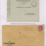 Landshut - Landpoststellen, Sammlung (23 versch. Belege)