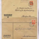 Landshut - Landpoststellen, Sammlung (23 versch. Belege)