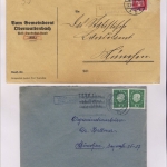Landshut - Landpoststellen, Sammlung (23 versch. Belege)
