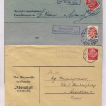 Neu-Ulm - Landpoststellen, Sammlung (64 versch. Belege)