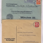 Neu-Ulm - Landpoststellen, Sammlung (64 versch. Belege)