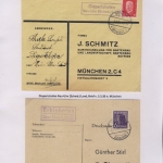 Neu-Ulm - Landpoststellen, Sammlung (64 versch. Belege)