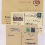 Neu-Ulm - Landpoststellen, Sammlung (64 versch. Belege)