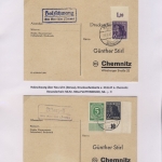 Neu-Ulm - Landpoststellen, Sammlung (64 versch. Belege)