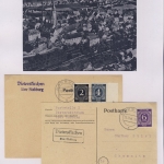 Nabburg - Landpoststellen, Sammlung (17 versch. Belege)