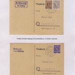 Nabburg - Landpoststellen, Sammlung (17 versch. Belege)
