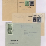 Pfaffenhofen (Ilm) - Landpoststellen, Sammlung (15 versch. Belege)