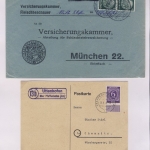 Pfaffenhofen (Ilm) - Landpoststellen, Sammlung (15 versch. Belege)