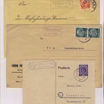 Freising - Landpoststellen, Sammlung (42 versch. Belege)