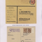 Freising - Landpoststellen, Sammlung (42 versch. Belege)