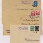 Freising - Landpoststellen, Sammlung (42 versch. Belege)