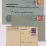 Freising - Landpoststellen, Sammlung (42 versch. Belege)