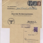 Freising - Landpoststellen, Sammlung (42 versch. Belege)