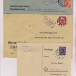 Freising - Landpoststellen, Sammlung (42 versch. Belege)