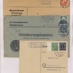 Freising - Landpoststellen, Sammlung (42 versch. Belege)