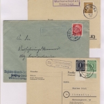 Freising - Landpoststellen, Sammlung (42 versch. Belege)