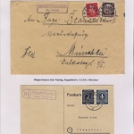 Freising - Landpoststellen, Sammlung (42 versch. Belege)