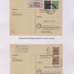 Memmingen - Landpoststellen, Sammlung (35 versch. Belege)