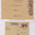 Memmingen - Landpoststellen, Sammlung (35 versch. Belege)
