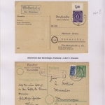 Memmingen - Landpoststellen, Sammlung (35 versch. Belege)