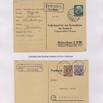 Buchloe - Landpoststellen, Sammlung (31 versch. Belege)