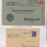 Buchloe - Landpoststellen, Sammlung (31 versch. Belege)