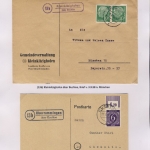 Buchloe - Landpoststellen, Sammlung (31 versch. Belege)