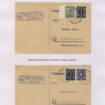 Buchloe - Landpoststellen, Sammlung (31 versch. Belege)