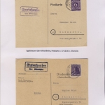 Mindelheim - Landpoststellen, Sammlung (36 versch. Belege)