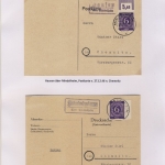 Mindelheim - Landpoststellen, Sammlung (36 versch. Belege)