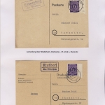Mindelheim - Landpoststellen, Sammlung (36 versch. Belege)