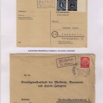 Mindelheim - Landpoststellen, Sammlung (36 versch. Belege)