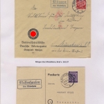 Mindelheim - Landpoststellen, Sammlung (36 versch. Belege)