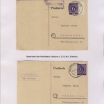 Mindelheim - Landpoststellen, Sammlung (36 versch. Belege)