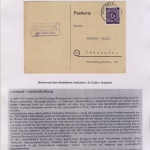 Mindelheim - Landpoststellen, Sammlung (36 versch. Belege)