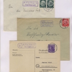 Augsburg - Landpoststellen, Sammlung (121 versch. Belege)
